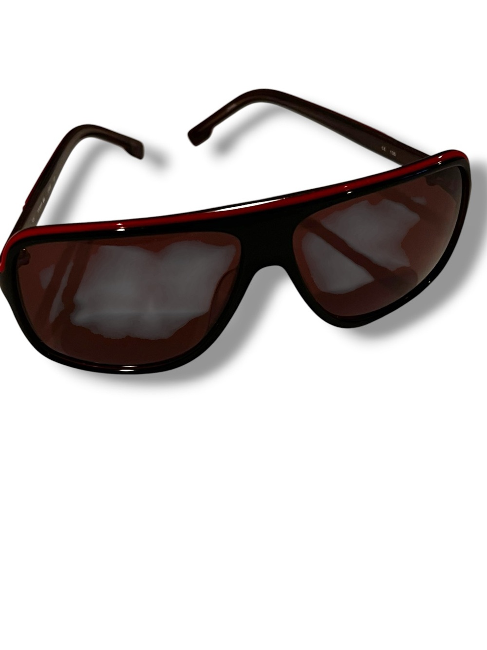 Vintage Lacoste Sunglasses 90s Black Red Frames Pool Vacation Cool D-7